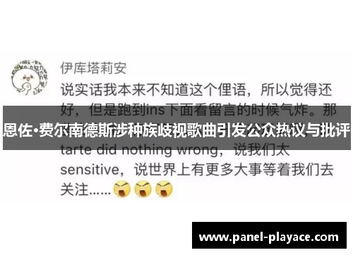 恩佐·费尔南德斯涉种族歧视歌曲引发公众热议与批评